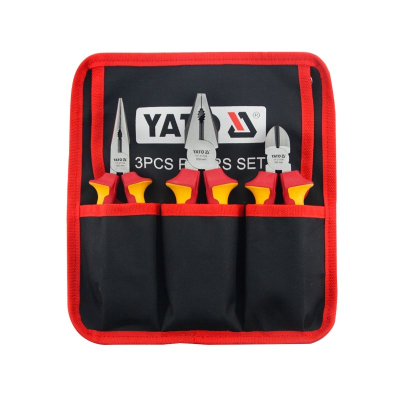 YT-39602 YATO 3-PIECE INSULATED PLIERS SET YT-39602