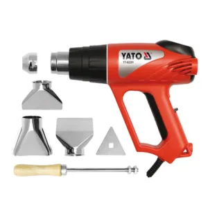 YATO POWER & GASOLINE TOOLS HOT AIR GUN WITH ACCESSORIES YT-8229