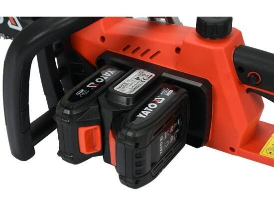 YT-82812-1 YATO CORDLESS CHAINSAW WITH 2 BATTERIES AND CHARGER 14'' 36V=2*18V YT-82812