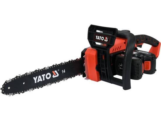YT-82812 YATO CORDLESS CHAINSAW WITH 2 BATTERIES AND CHARGER 14'' 36V=2*18V YT-82812