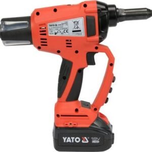YATO RIVETER 18V 2.4, 3-3.2, 4, 4.8-5MM WITH BATTERY AND CHARGER YT-82955