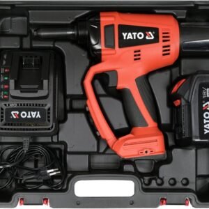 YATO RIVETER 18V 2.4, 3-3.2, 4, 4.8-5MM WITH BATTERY AND CHARGER YT-82955