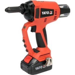 YATO RIVETER 18V 2.4, 3-3.2, 4, 4.8-5MM WITH BATTERY AND CHARGER YT-82955